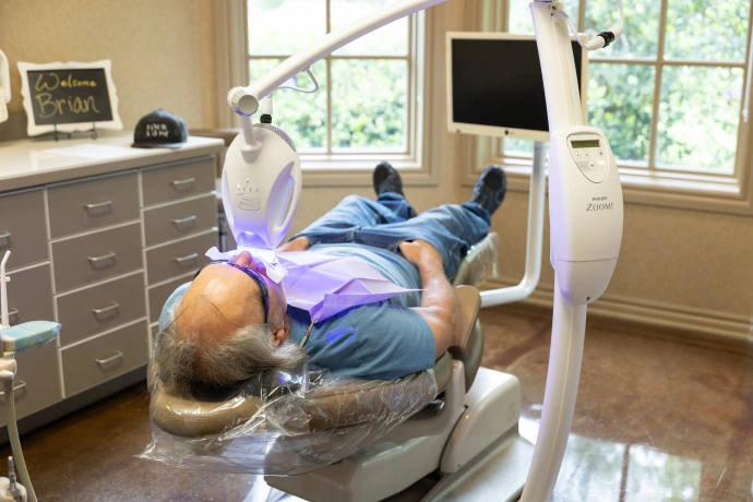 Teeth whitening treatment for a brighter smile